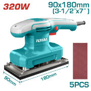Imagine TOTAL - MASINA DE SLEFUIT 90X180MM - 320W