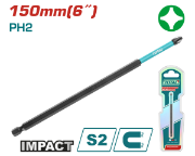 Imagine TOTAL - BIT LUNG PENTRU SURUBELNITA CU IMPACTPH2, 150MM
