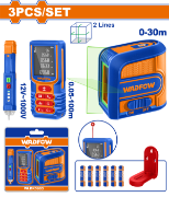 Imagine WADFOW - KIT TELEMETRU, NIVELA CU LASER SI DETECTOR VOLTAJ