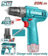Imagine TOTAL - MASINA DE GAURIT - 12V -1.5AH - LED LI-ION (INCLUDE ACUMULATOR 1.5Ah)