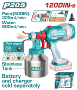 Imagine TOTAL - PISTOL DE VOPSIT - 800ML - LI-ION - 20V (NU INCLUDE ACUMULATOR)
