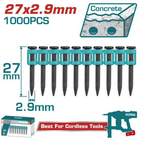 Imagine TOTAL - CUIE 27x2.9MM - PENTRU PISTOL TCNLI420602E
