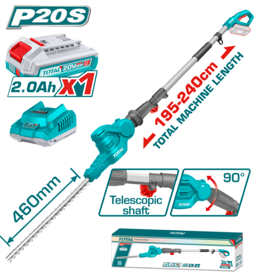 Imagine TOTAL - TRIMMER PENTRU GARD VIU - 20V (INCLUDE ACUMULATOR SI INCARCATOR)