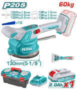 Imagine TOTAL - VIBRATOR CU VENTUZA PENTRU PLACI CERAMICE 20V (INCLUDE ACUMULATOR SI INCARCATOR)