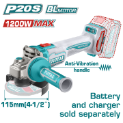 Imagine TOTAL - POLIZOR UNGHIULAR - 115MM - 20V - LI-ION  (INDUSTRIAL)