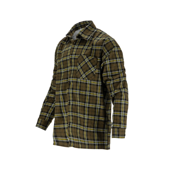 Imagine CAMASA FLANEL CU CAROURI DUNGATE / KAKI - 2XL