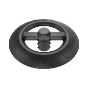 Imagine FELINAR CU LED 70W 9100lm D:46cm IK08 IP65 NEGRU