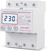 Imagine Releu trifazic SINOTIMER, siguranta digitala  de protectie tensiune, 380V, 1- 80A,  recuperare automata, STVP-936-80A