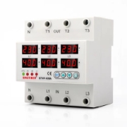 Imagine Releu trifazic , SINOTIMER, siguranta digitala de protectie, tensiune afisata 220V, 1-40A, STVP-935-40A,  recuperare automata