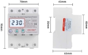 Imagine Releu trifazic Sinotimer, siguranta digitala de protectie tensiune 380V, 1-40A,  recuperare automata, STVP-936-40A
