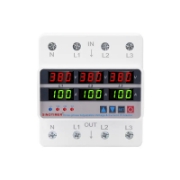 Imagine Releu trifazic Sinotimer, siguranta digitala de protectie, tensiune afisata  380V, programabil intre 1-100A, STVP935-100A-380