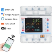 Imagine Contor de energie smart WIFI, Sinotimer, bidirectional, trifazic 3P+N, pentru panouri fotovoltaice 100A