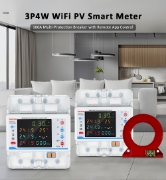 Imagine Contor de energie trifazic 3P+N, diferential, protectie supratensiuni, Sinotimer ,WiFi Tuya, bidirecțional, PV100A