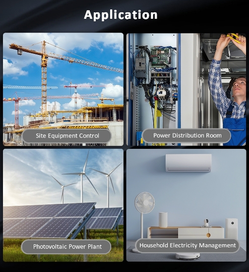 Imagine Contor de energie trifazic 3P+N, diferential, protectie supratensiuni, Sinotimer ,WiFi Tuya, bidirecțional, PV100A