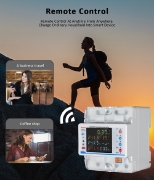 Imagine Contor de energie trifazic 3P+N, diferential, protectie supratensiuni, Sinotimer ,WiFi Tuya, bidirecțional, PV100A