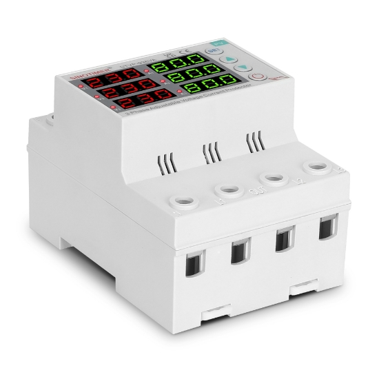 Imagine Releu trifazic SINOTIMER, siguranta digitala  de protectie tensiune trifazic, 1- 80A,  recuperare automata, STVP936VA-80A