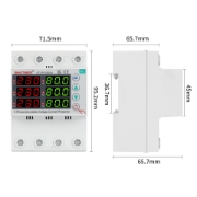 Imagine Releu trifazic SINOTIMER, siguranta digitala  de protectie tensiune trifazic, 1- 80A,  recuperare automata, STVP936VA-80A
