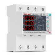 Imagine Releu trifazic SINOTIMER, siguranta digitala de protectie tensiune trifazic 80A,  recuperare automata, STVP936V-80A