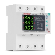 Imagine Releu protectie tensiune trifazic Sinotimer STVP-936V, 80A, 3P+N, 230/400V, supratensiune si subtensiune, PV