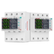Imagine Releu protectie tensiune trifazic Sinotimer STVP-936V, 80A, 3P+N, 230/400V, supratensiune si subtensiune, PV