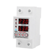 Imagine Releu siguranta digitala  de protectie tensiune, Sinotimer, 63A, SVP-918-63A, ecran dublu LED, recuperare automata