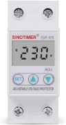 Imagine Releu siguranta digitala  de protectie tensiune, Sinotimer, 63A, SVP-915, ecran  LED, recuperare automata, SVP-915-63A