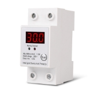 Imagine Releu siguranta digitala  de protectie tensiune, Sinotimer, 30A, 230V, SAP-30A, recuperare automata cu afisaj LED