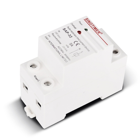 Imagine Releu Sinotimer, siguranta digitala  de protectie tensiune, Sinotimer, 5A, SAP-32, recuperare automata