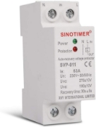 Imagine Releu siguranta digitala  de protectie tensiune, Sinotimer, 63A, 230V,  recuperare automata, SVP-911-63A