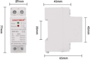 Imagine Releu siguranta digitala  de protectie tensiune, Sinotimer, 63A, 230V,  recuperare automata, SVP-911-63A