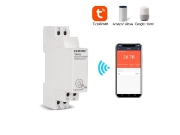 Imagine Comutator WIFI temporizat , Sinotimer, digital monofazat de la distanta SINOTIMER TM608 AC 110V 220V 16A 18mm
