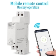 Imagine Comutator WIFI temporizat , Sinotimer, digital monofazat de la distanta SINOTIMER TM608 AC 110V 220V 16A 18mm