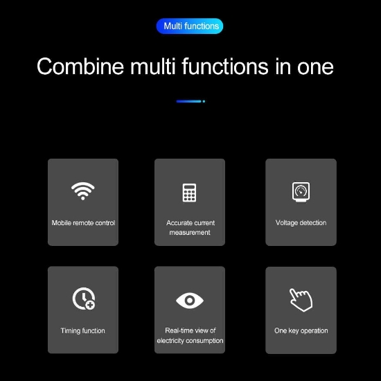 Imagine Comutator WIFI temporizat , Sinotimer, digital monofazat de la distanta SINOTIMER TM608 AC 110V 220V 16A 18mm