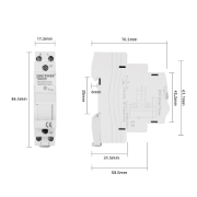 Imagine Siguranta electrica, Sinotimer, comutator temporizat monofazat, control Wifi, 230V AC 50-60Hz, 16A, TM609-16A