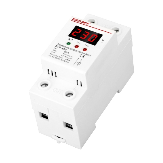 Imagine Releu siguranta digitala  de protectie tensiune, Sinotimer, 40A, recuperare automata,  230V, SVP-60V-40A