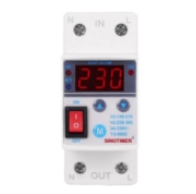 Imagine Releu siguranta digitala de protectie tensiune, Sinotimer, 40A, ecran digital LED, recuperare automata, SVP-912M-40A