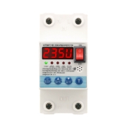 Imagine Releu protecție, SINOTIMER, supratensiune/subtensiune, sparacurent, reglabil 1-63A, diferential 10mA-99mA reglabil, SVP715-63A
