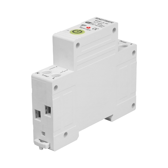 Imagine Releu protectie supratensiune, curent, 63A AC220V, WiFi aplicatie Tuya, temporizator, temperatura, contor KWH, diferential