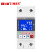 Imagine Releu protectie, dubla deconectare, WiFi Sinotimer SVP688W-63AN2, 63A, monitorizare energie (PV), bidirectional