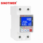 Imagine Releu protectie, dubla deconectare, WiFi Sinotimer SVP688W-63AN2, 63A, monitorizare energie (PV), bidirectional