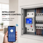 Imagine Releu protectie, dubla deconectare, WiFi Sinotimer SVP688W-63AN2, 63A, monitorizare energie (PV), bidirectional