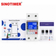Imagine Releu protectie, dubla deconectare, WiFi Sinotimer SVP688W-63AN2, 63A, monitorizare energie (PV), bidirectional