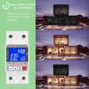 Imagine Releu protectie, dubla deconectare, WiFi Sinotimer SVP688W-63AN2, 63A, monitorizare energie (PV), bidirectional