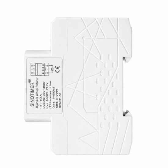 Imagine Releu protectie tensiune Sinotimer SVP-717, 63A, 5-in-1, supratensiune, subtensiune, supracurent, contor energie