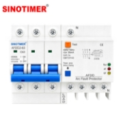 Imagine Intrerupator AFDD Sinotimer AFDD2-63 C63 63A 3P+N 400V 30mA, protectie arc, diferentiala, suprasarcina