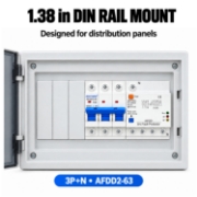 Imagine Intrerupator AFDD Sinotimer AFDD2-63 C63 63A 3P+N 400V 30mA, protectie arc, diferentiala, suprasarcina