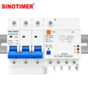 Imagine Intrerupator AFDD Sinotimer AFDD2-63 C63 63A 3P+N 400V 30mA, protectie arc, diferentiala, suprasarcina
