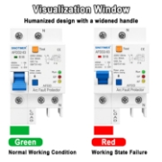 Imagine Intrerupator AFDD SINOTIMER AFDD2-63 B16, 1P+N, 16A, 230V, 30mA, protectie arc, diferentiala, 4.5kA