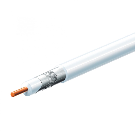 Imagine Cablu coaxial, 75 Ohmi, 100 m/rolă
