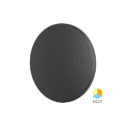 Imagine CORP LED PALERMO 12W-3in1 IP65- D220mm NEGRU